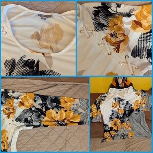 JM collection ladies plus size blouse